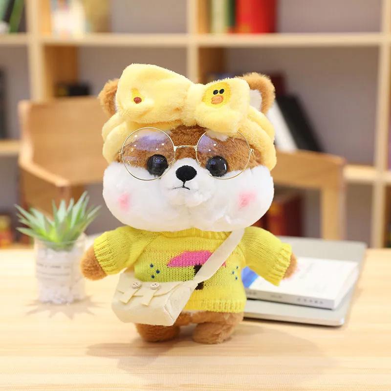 Net Red Shiba Inu Doll Husky Plush Comfortable Toy Puppy Doll Pillow Cute Ragdoll Girl Birthday Gift