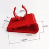 5x Fish Tank Tubing Holders,Aquarium Tool,Red Water Pipe Fixing Clamps,Soft Tube Fixture Holders,Fish Tank Water Pipe Clamps