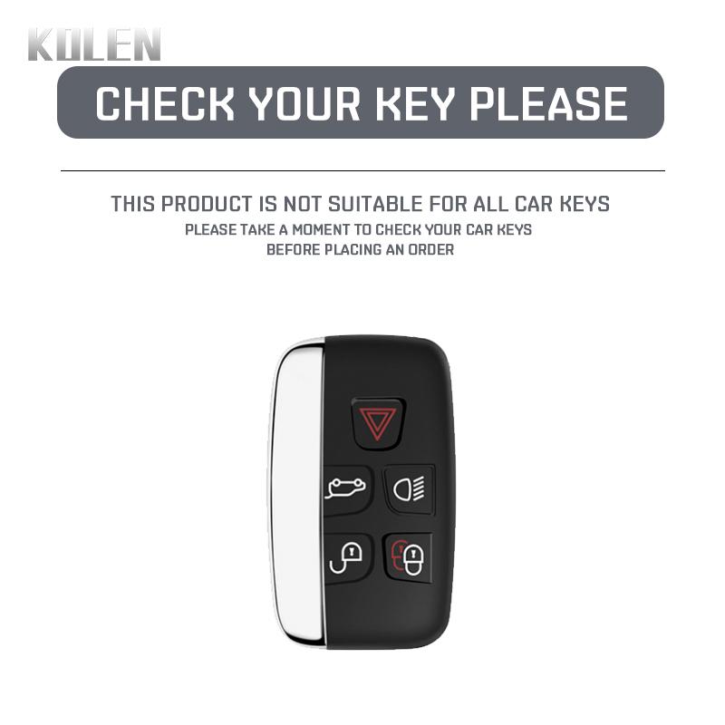 Abs Carbon Fiber Car Key Case Cover For Land Rover Range Rover Sport Evoque Freelander Velar Discovery 4 Jaguar Xe Xj Xf Guitar