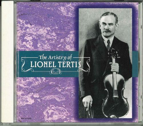 CD LIONEL TERTIS - Artistry Oflionel Tertis YMCD1022 EMI Japan Classical Used