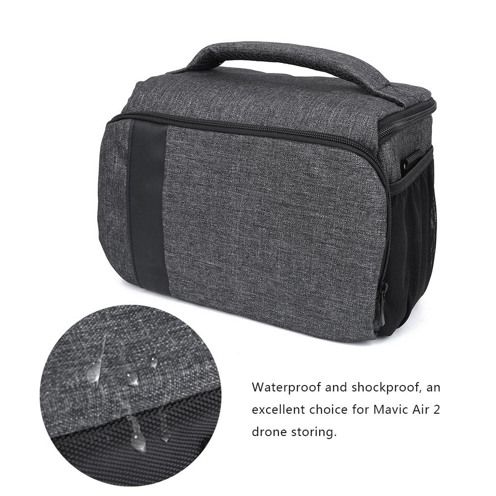 Waterproof Shockproof Polyester Drone Storage Bag Carrying Case Fit for Mavic Air 2 Drone