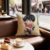 Anime Kotaro Lives Alone Cushion Cover Decorative Cushions Covers Cover Sofa x Pillow  Piece x x Pillowcase
