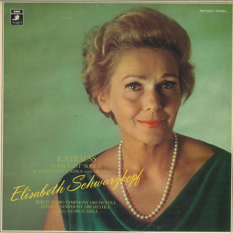 LP Record ELISABETH SCHWARZKOPF - R. Strauss: Four Last Songs EAC85021 ANGEL Japan Classical Used