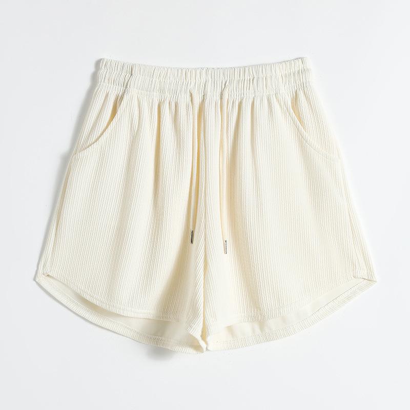 Women's High-Waist A-Line Wide Leg Fitness Running Shorts - Summer Casual Style