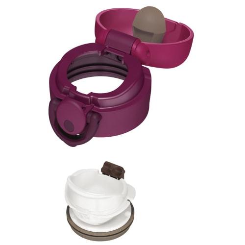 Thermos Vacuum Insulated Portable Mug with One-Touch Opening, 750ml, Wine Red, JNR-750 WNR