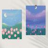 10PCS 10×15CM Retro Galaxy Space Posters Sticker Laptop Background Creative Wall Luggage Decoration Photography Painting