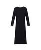 SALON DE YOHN Line Point Basic Jersey Dress_ Black