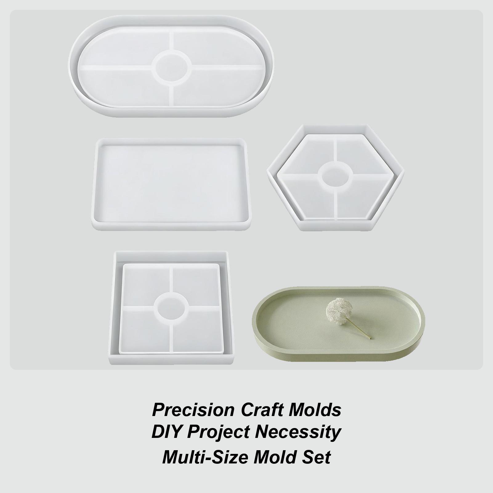 

4 Pieces Casting Coaster Molds Silicone Mold Casting Mold Reusable Coaster Making Kit Gypsum Casting Mold For Offices Home China Mainland