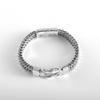 Fashionable Hand Jewelry - Simple Yet Powerful - Double-row Reversible Chain Fusion Twisted Stainless Steel Men's Bracelet