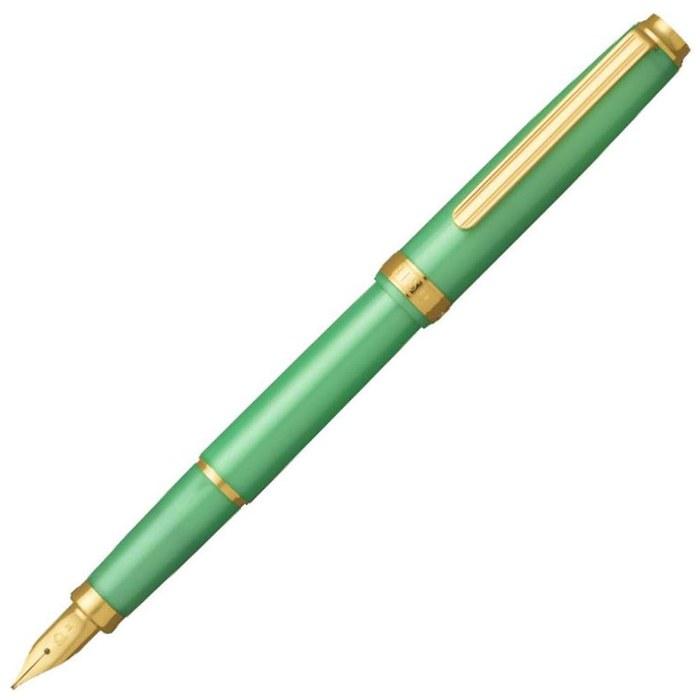 Platinum Fountain Pen Bisou PTL-15000 (Sparkle Mint Green, Medium Nib)