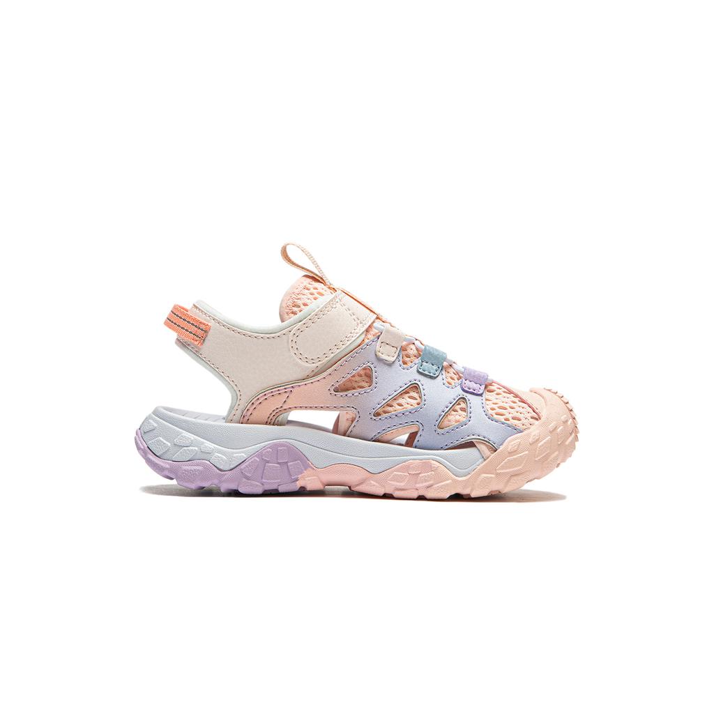 Li Ning Kids Sports Lifestyle Series Trek 2 Comfortable Simple Color Block Kids Sandals Kids Sandals YKKU004-8