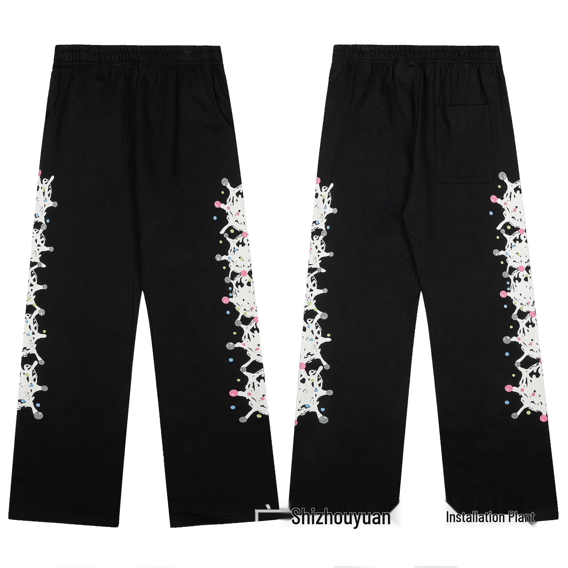 

Premium SP5DER Rhinestone Heavyweight Streetwear Hoodie for Couples Medium