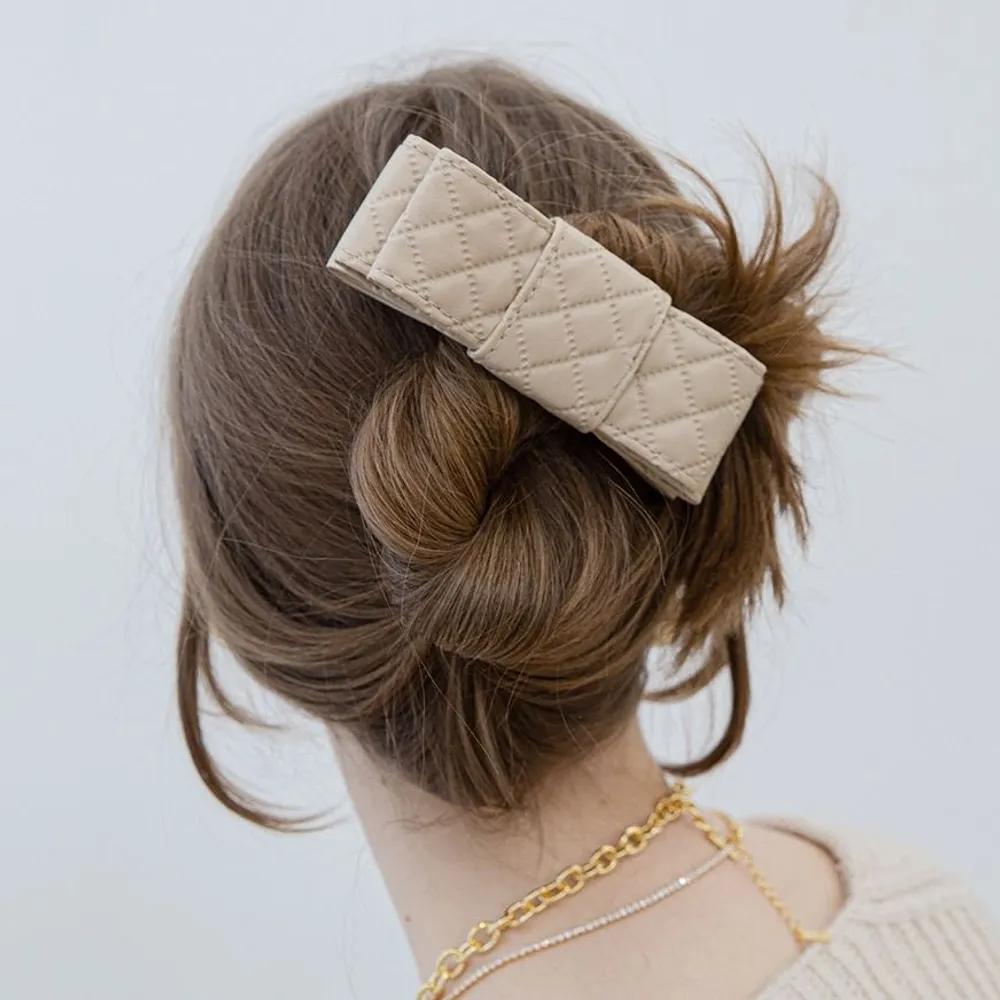 Quilted Square Ribbon Pin JP-21-032AB beige