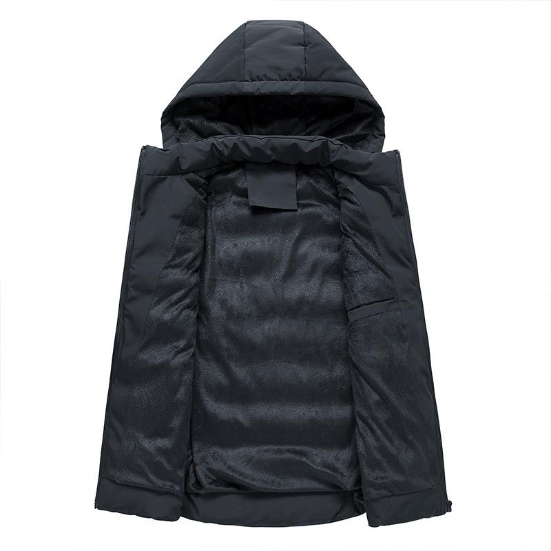 Men's Loose Casual Jacket Sleeveless Down Vest Solid Color Autumn Winter Warm Vests Collar Oversize