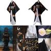 Demon Slayer Kimetsu No Yaiba Kibutsuji Muzan Cosplay Kostuum Met Verfijnd Vakmanschap En Ademende Stof