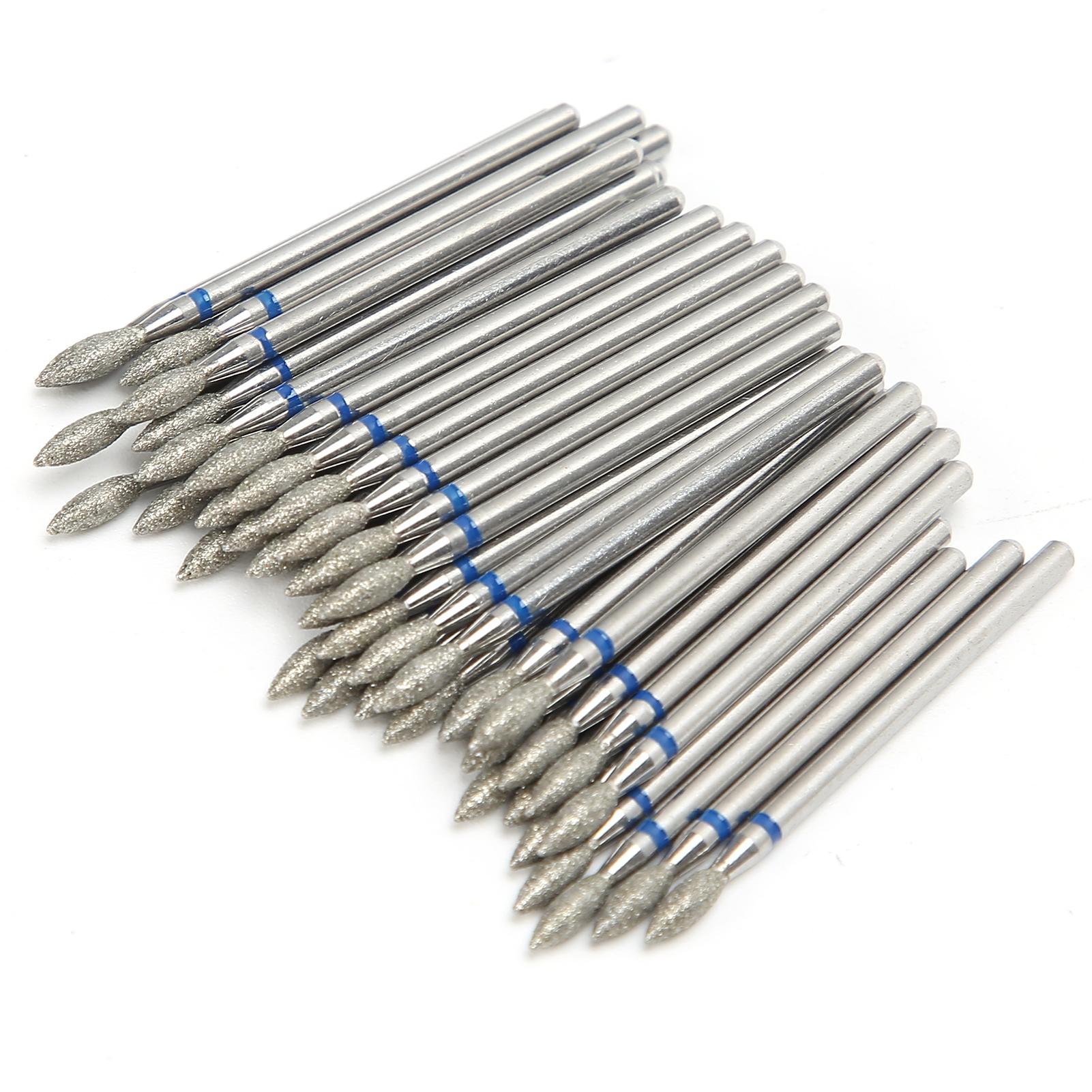 

50 шт. Насадки для ногтевого фрезера, насадки для полировки ногтей, сменные аксессуары, инструмент для маникюра M‑2.3мм 0.09дюйма