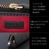 Pen Case for Leather Pencil Triangle Design Color x [Diablo] Men, Case, [KA-517] (Black Red)