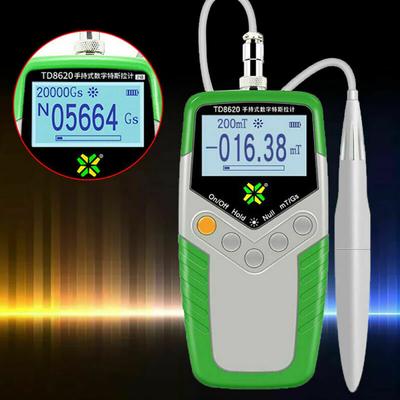Tragbares digitales Gauss-Messgerät, hochpräziser TD8620 Gaussmeter-Tester mit Sonde