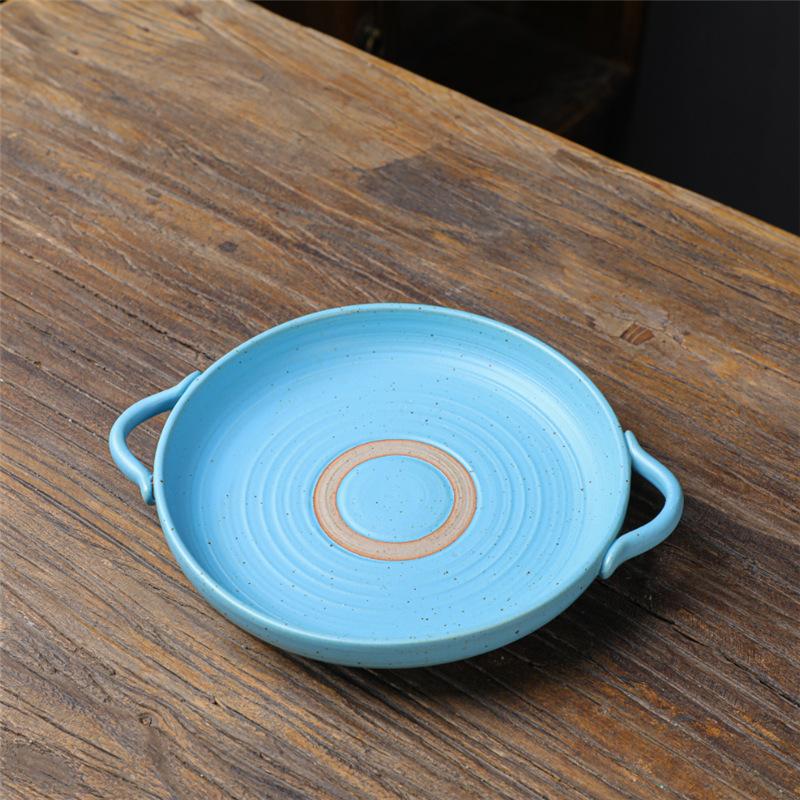 Ceramic Cup Rice Bowl Set, One Person Food, Japanese-Style Household Tableware, Plates, Dishes, Dishes, Retro Western Tableware