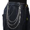 Punk Style Metal Body Chain With Spiky Pendant For Unisex Hiphop Fashion
