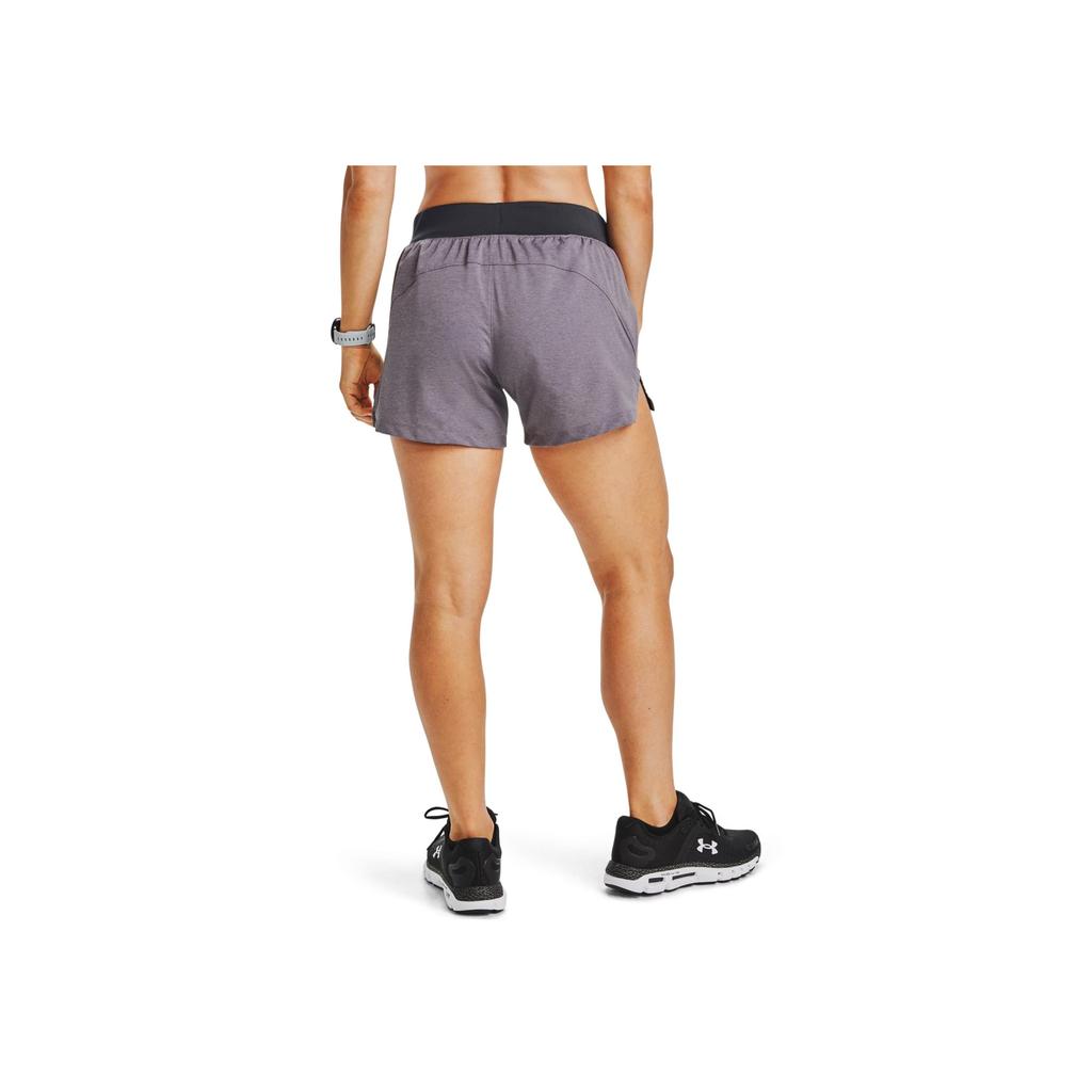 Under Armour Launch Running Shorts Women shorts Lead-Gray Purple 1342841-590