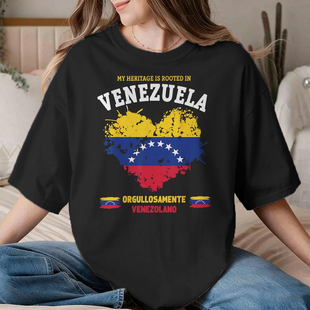 Funny Make Venezuela Chevere Again TShirt Unisex Unisex Round Neck Cotton T Shirt Short Sleeve Tee Shirt Plus Size Clothing