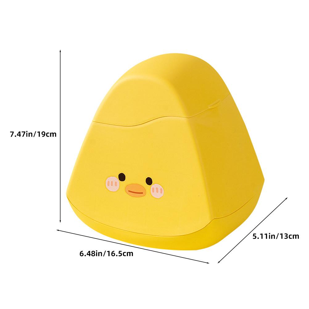 Mini Cute Desktop Trash Can Small Cartoon Waste Basket Compact Plastic Garbage Bin for Office Bedroom Storage Cute Trash Can