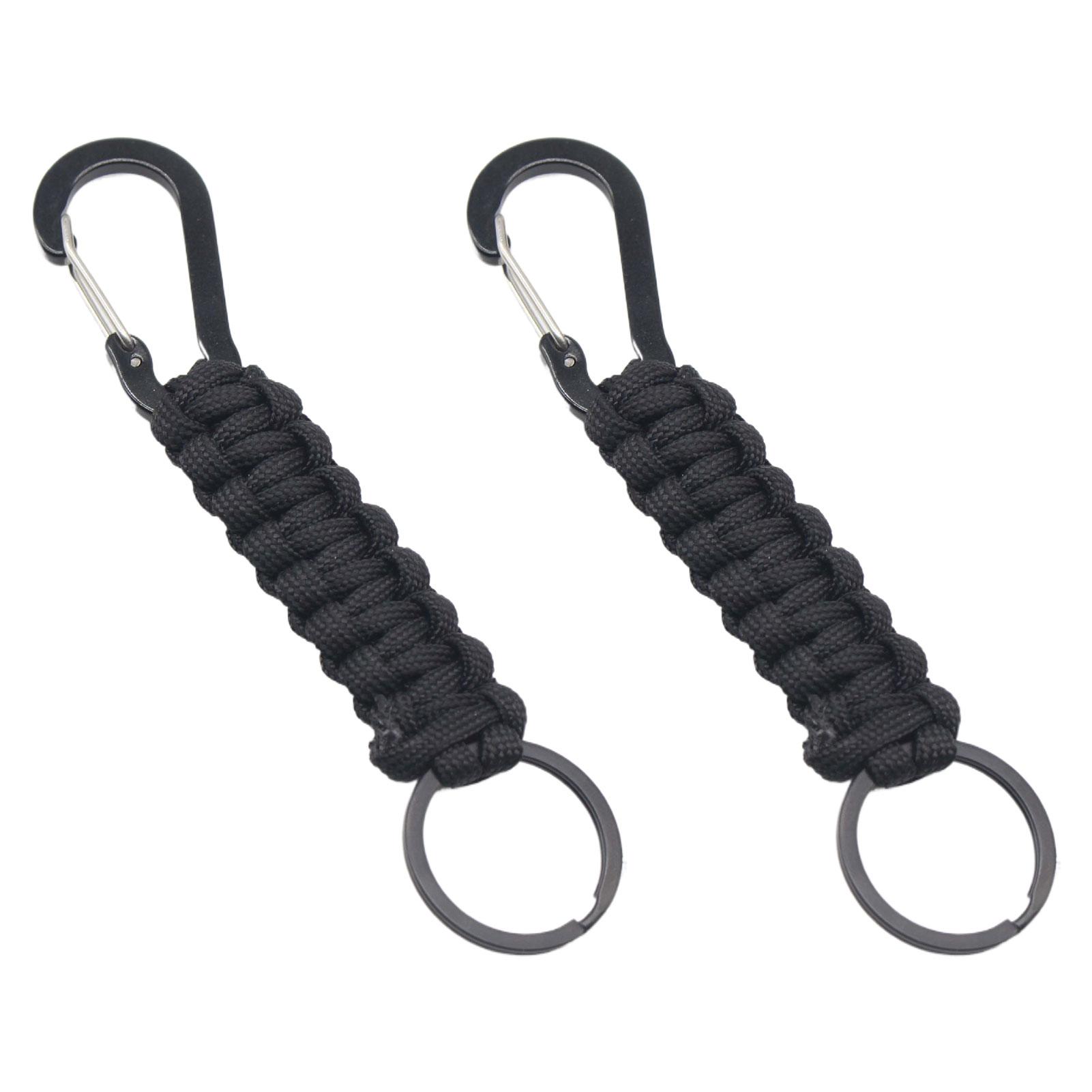 2x Keychain Pendant Rope High Usability Multi Functional Widely Used Indoors And Outdoors. Keyring