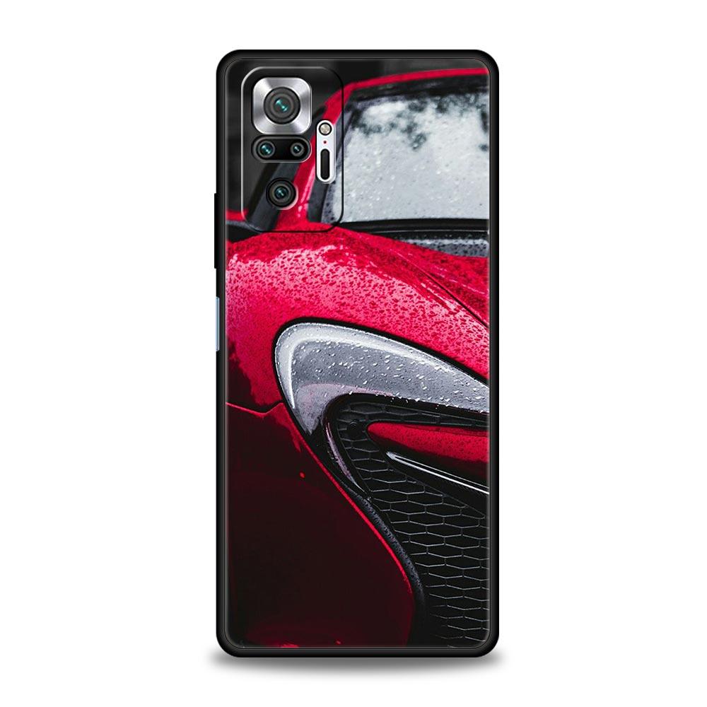 Super Car Sport Phone Case For Xiaomi Redmi Note 13 12 5G 11 10 Pro Plus 4G 9S 9 8 7 9T 13C 12C 10C 9C 9A Soft Silicone Cover