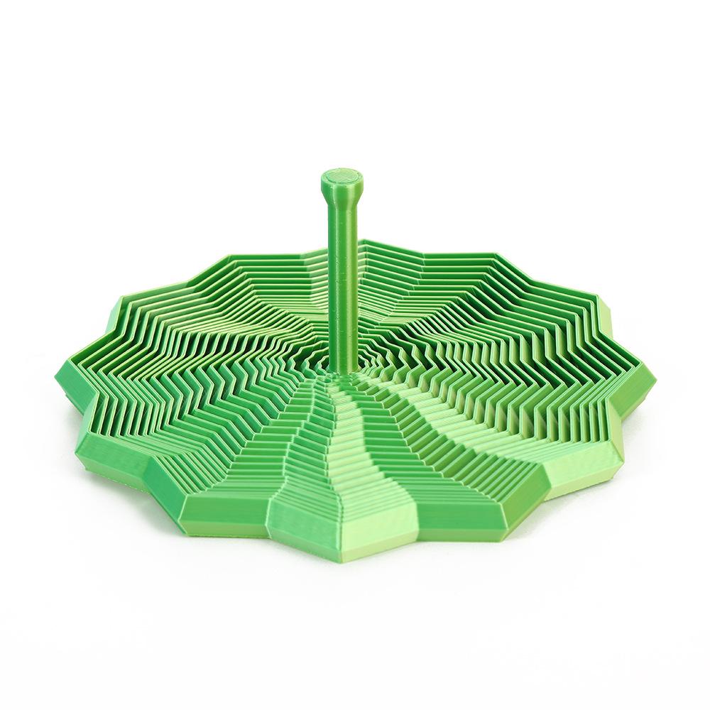 Polygonal Radish Tower: 3D Printed Foldable Star Tower Educational Toy for Kids