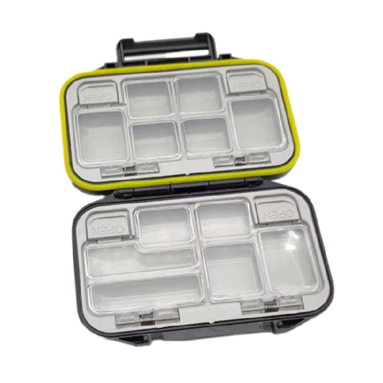 

12 Отделений Водонепроницаемый Герметичный Контейнер для Хранения Рыболовных Снасти PVC Коробки для Хранения Приманок 1 чёрный