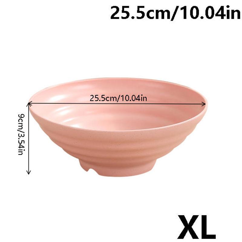 7-10inch Unbreakable Japanese Ramen Bowl Noodles Cereal Soup Salads Bowl Kitchen & Dining Tableware For Microwave And Dishwasher