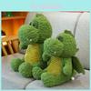 Adorable Green Dragon Plush Toy Soft Stuffed Dinosaur For Girls Bedtime Buddy