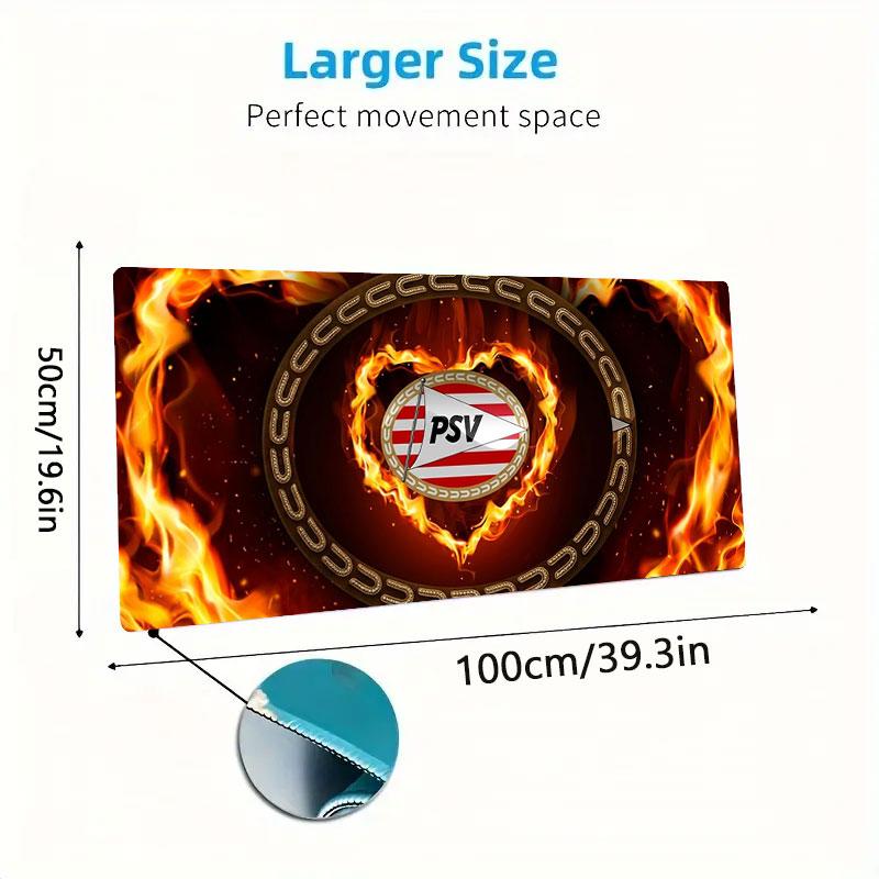 Philips Sport Vereniging Large Size Mouse Pad Large Gaming Table Cushion Non-slip Laptop Tablet Big Mousepad XXL Mat Mini PC Playmat With Lock edge