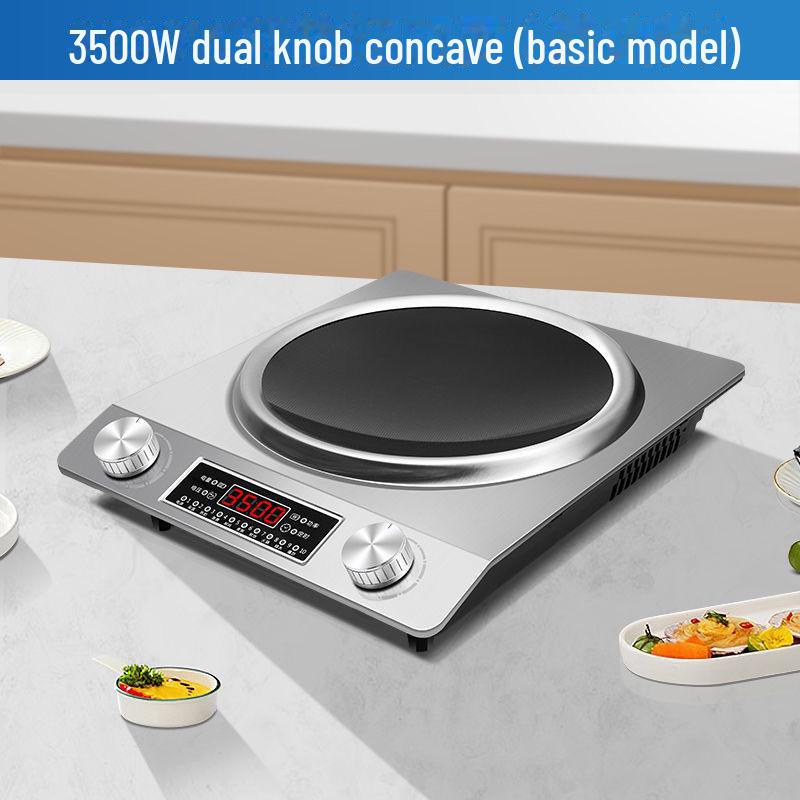 High-Power Induction Cooktop Set with Pot - Electric Ceramic Stove
