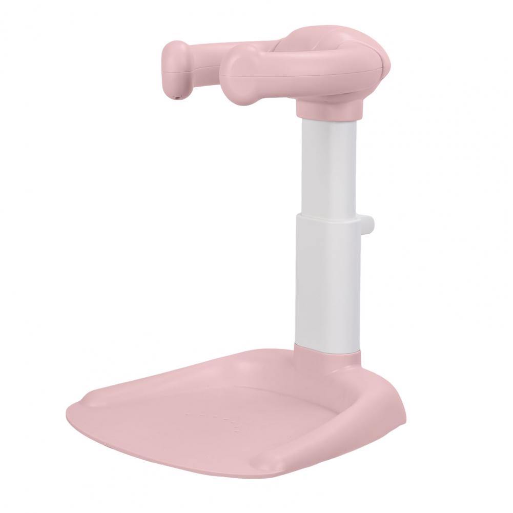 

Foldable Design Baby Shower Stand with Armrest, High Stability Adjustable Height Baby Shower Standing Support, Collapsible Baby розовый