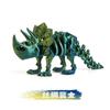 3D Printed Triceratops Rex Figurine – Full Jointed Movable Dinosaur Model, Realistic Desktop Decoration & Birthday Gift