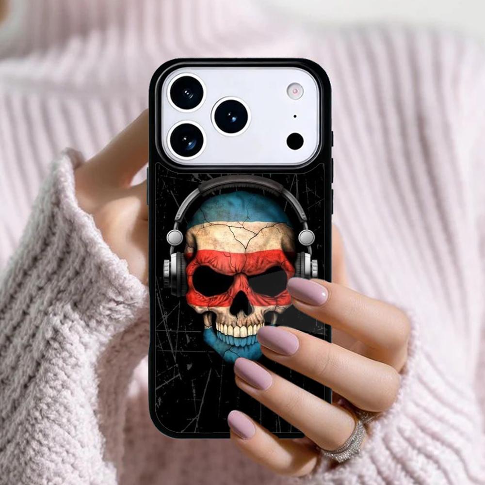 Costa Rica Rican Flag Phone Case For Apple iPhone 17 Air 16E 15 14 Plus 13 12 11 Pro Max Mini Funda Cover