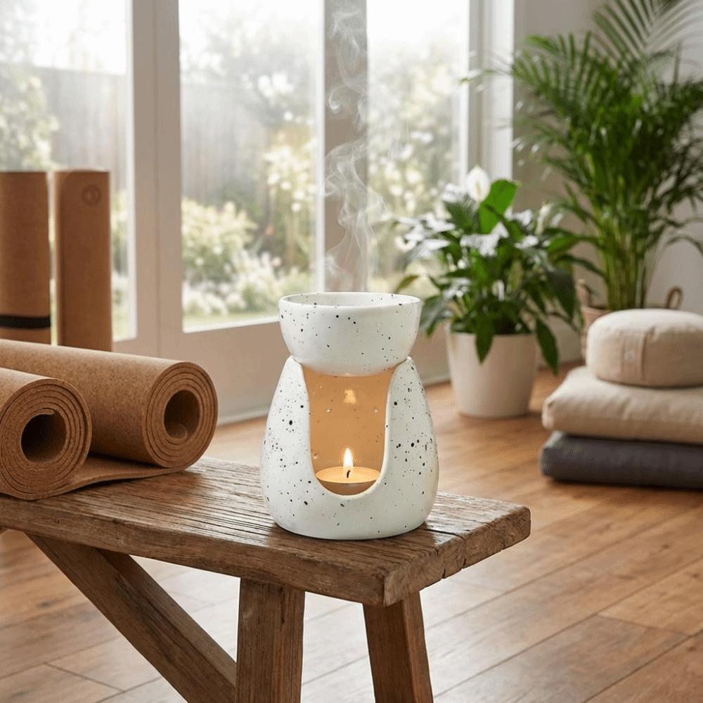 Handmade Fragrance Stove Heat-resistant Candle Essential Oil Burner  Yoga Room