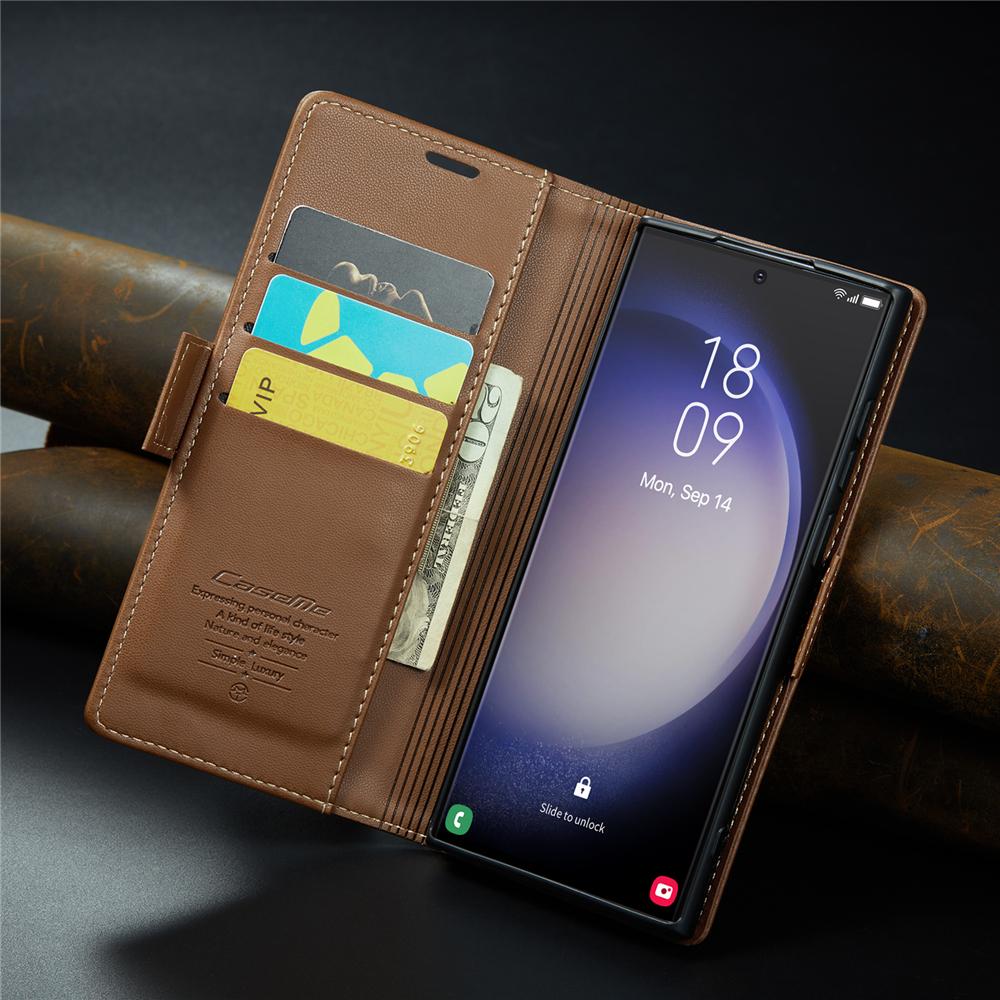 

Кожаный чехол-кошелек с магнитным магнитом для Samsung Galaxy S23 S22 Ultra S21 Plus S20 FE Note 20 A54 A34 A73 A53 A33 A72 A52 5G откидная крышка For Samsung A54