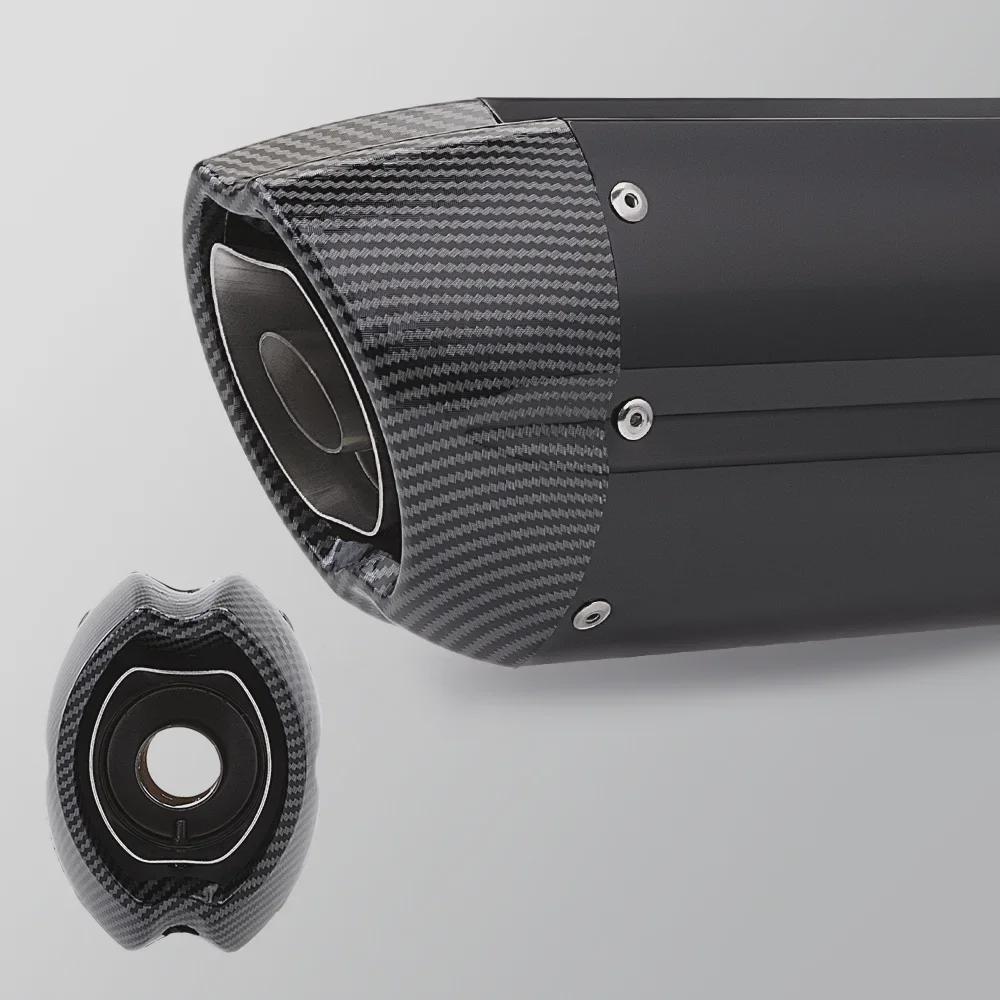 51MM Universal Motorcycle Race Muffler - Big Devil Tail Exhaust for 600 250SR 321R