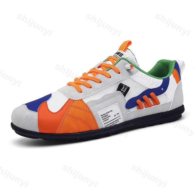 Fashion 2025 Men's Mesh Breathable Splicing Summer Lightweight Fashion Loafers Slip on Casual Shoes Comfortable Color Blocked Sneakers