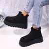 Fashion Women Snow Boots Winter Thick Plush Warm Cotton Shoes 2026New Suede Ankle Boot Outdoor Non Slip Platform Boot Winter Short Boots