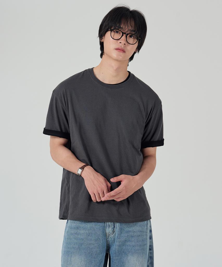 Ousa Essential Plain Short Sleeve T-Shirt 7 Colors