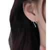 2024 New Luxe Bow Earrings: High-End 925 Sterling Silver Studs for Women