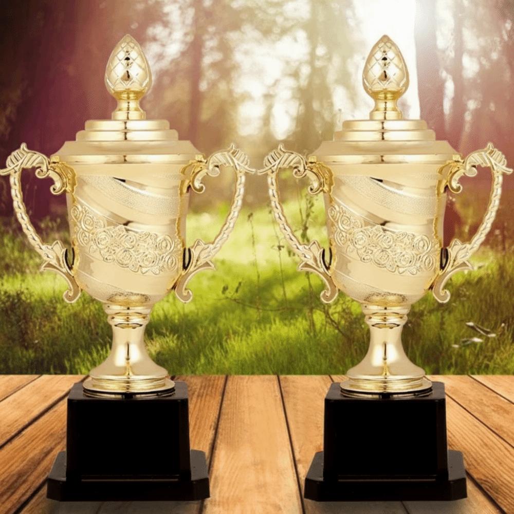 Gold Gold Trophy Awards Magnolia Plastic Award Cup School Rewarding Supply Rose Winner Award Trophy Toy