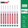 1/8/40/80Pcs Long Head Markers Pen Multi-purpose for Woodworking Tile Decoration Deep Hole Marker Pens Red/Black/Blue/Green Ink