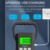 Portable Digital Weight Scale 60kg Electronic Luggage Hanging Scale Battery/USB Charging LCD Fishing Weighing Balance