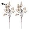 Orange Silk Plants for Halloween Decoration Realistic Artificial Flowers Autumn Home Decoration, Floral Lifelike Branches Seasonal Display Table