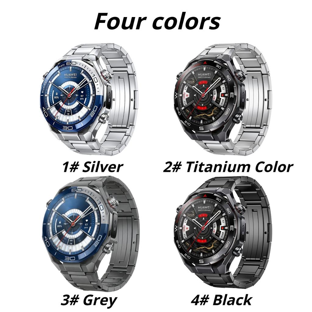 22mm Titanium Strap For HUAWEI WATCH Ultimate 1/2/Buds Metal Luxury Band For Huawei Watch 5 4/GT 6 5 4 Pro 3 2 46mm GT2e GT3 SE